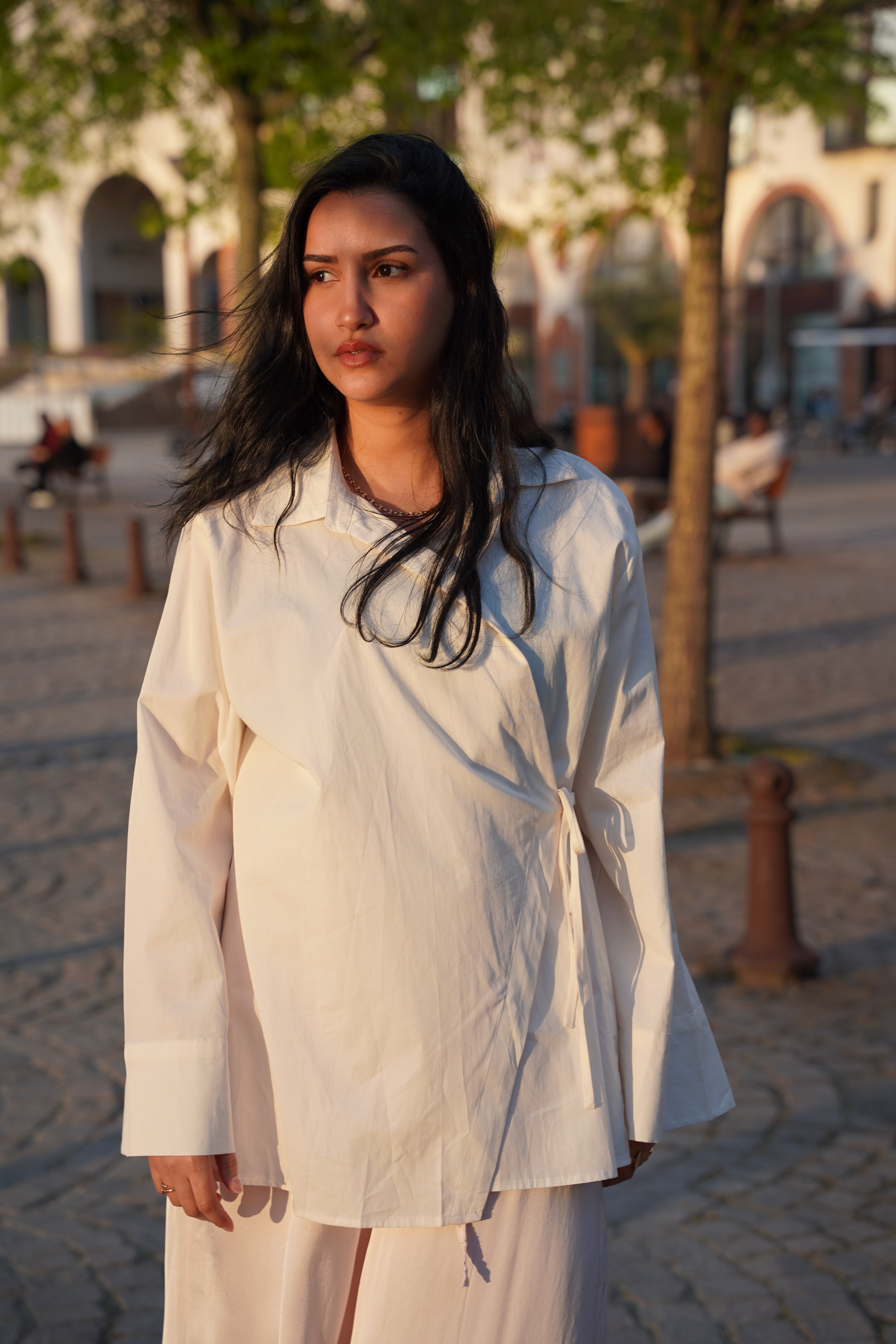 Chemise cache cœur